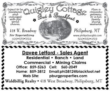 June 2005 Quigley Cottage Bed & Breakfast
									<br>
									Page xx
									&nbsp;&nbsp;&diams;&nbsp;&nbsp;
									4&frac78;"W x 4"H<br>
									30# Newsprint